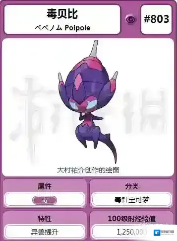口袋妖怪日月毒贝比