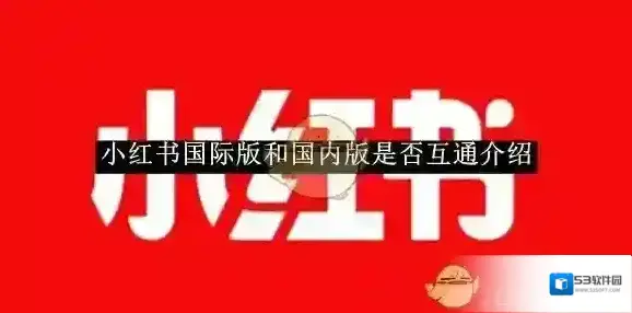 《小红书》国际版和国内版是否互通介绍