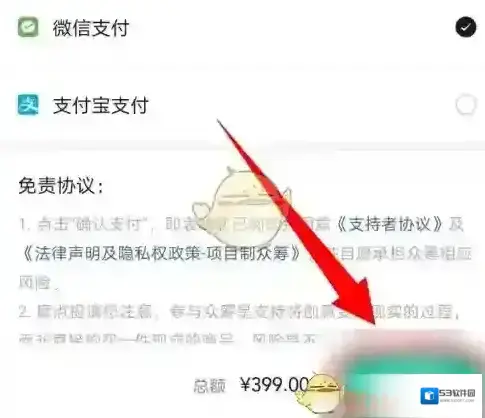 摩点确认支付