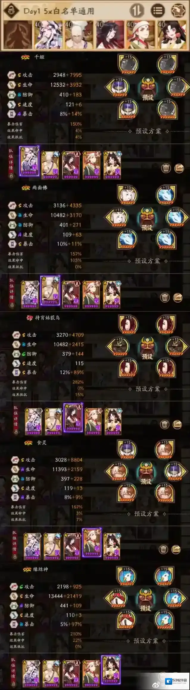 阴阳师五星超鬼王通用阵容推荐