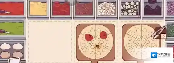 可口的披萨美味的披萨怪兽