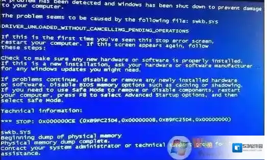 Win7系统出现swkb.sys蓝屏的解决方法