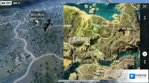 荒野行动地图