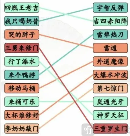 汉字找茬王招式