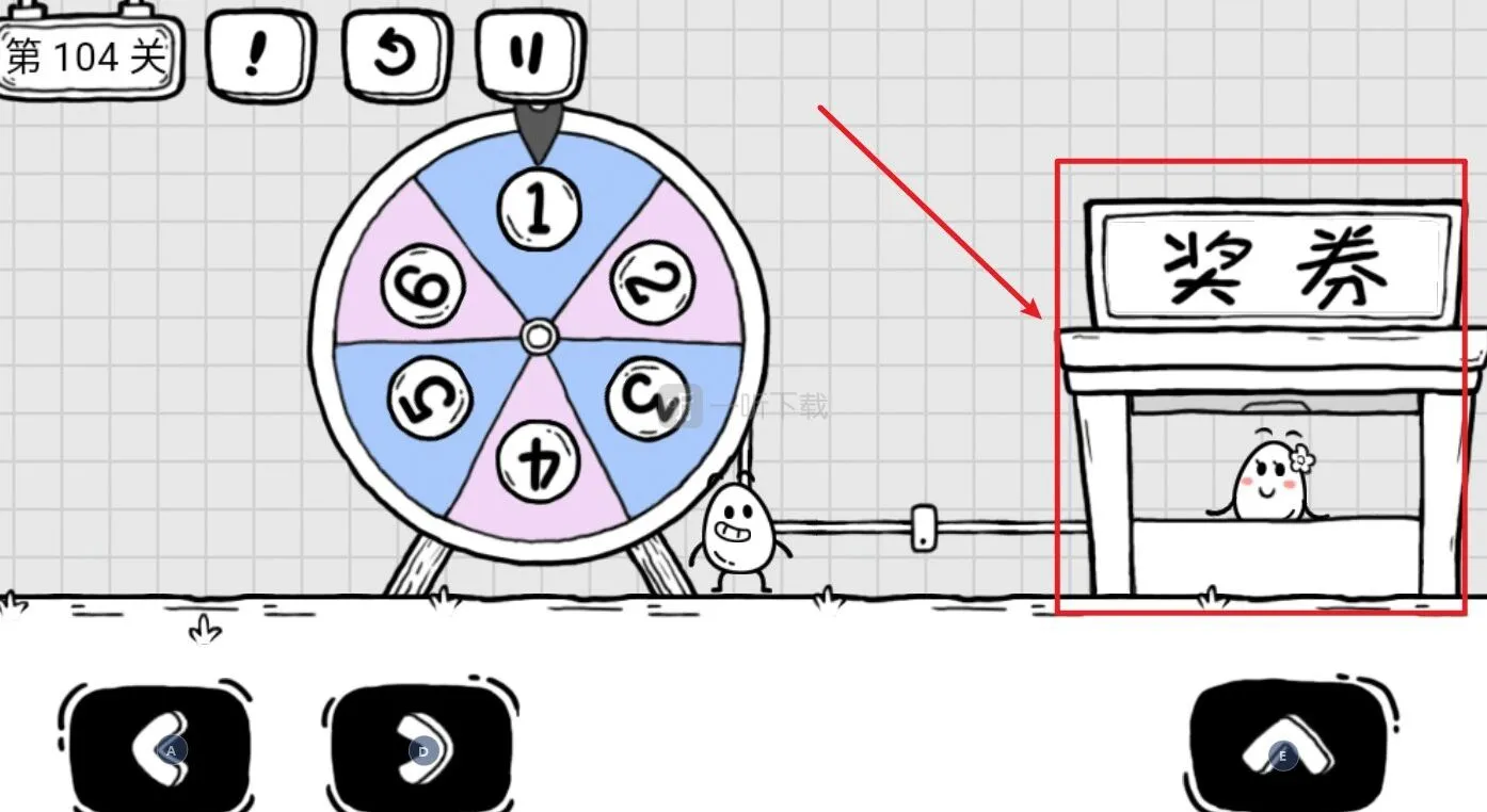 茶叶蛋大冒险第104关欧气满满怎么过 怎么抽到大奖
