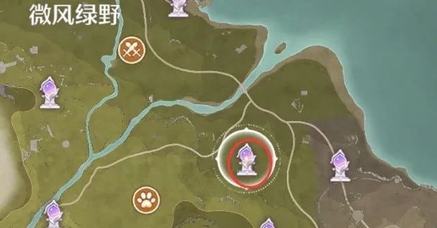 无限暖暖敲下纪念之章河畔山地盖章点位一览