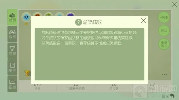 球球大作战战队奖杯怎么得 战队奖杯玩法说明