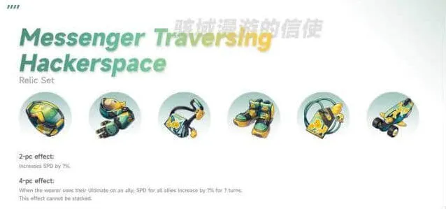 崩坏星穹铁道：穿越黑客空间的信使遗器介绍