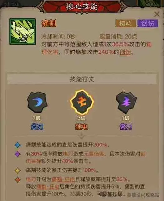 《英雄没有闪》狂电痛割流玩法解析