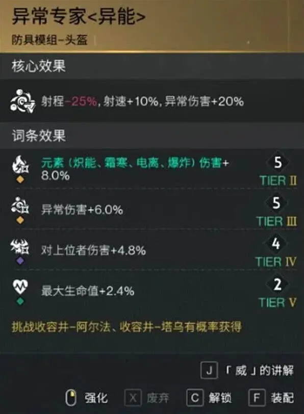 异常选择