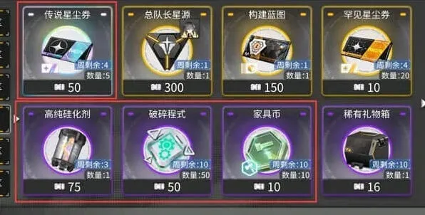 交错战线商店