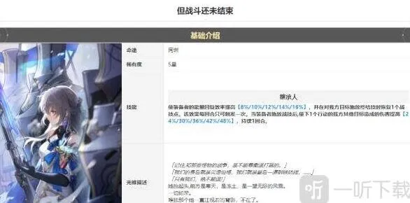 崩坏星穹铁道布洛妮娅光锥遗器推荐流程