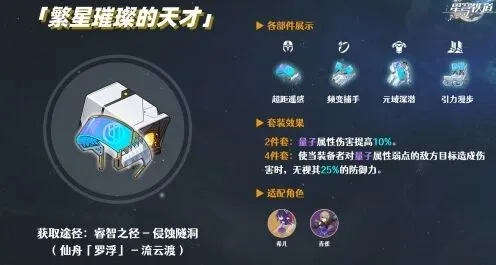 崩坏星穹铁道archer遗器搭配技巧