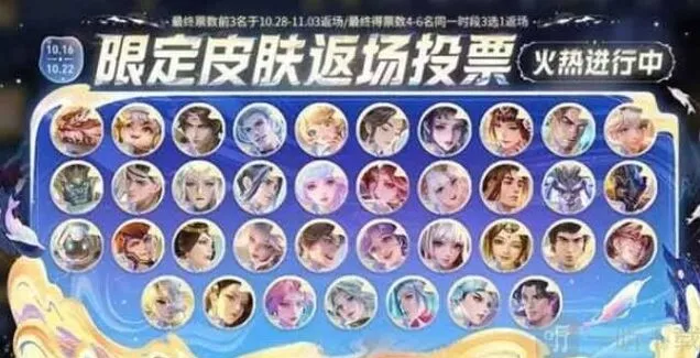 《王者荣耀》八周年限免皮肤汇总详情