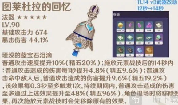 原神图莱杜拉的回忆适合角色推荐指南