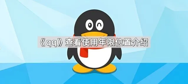 QQ查看使用年限位置操作指南