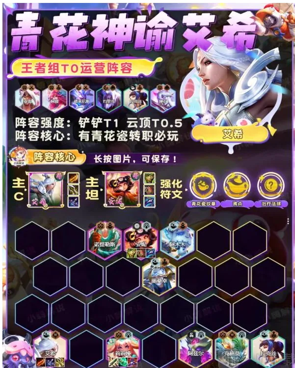 《金铲铲之战》：青花神谕艾希阵容搭配