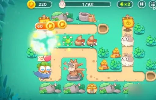 保卫萝卜4-卧兔藏龙第17关攻略