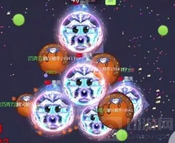 球球大作战极光之幻搭配守护天使截图分享