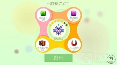 《球球大作战》五星绝地武士合成所需材料指南