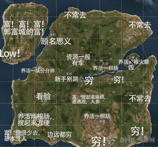 香肠派对物资分布图玩法指南