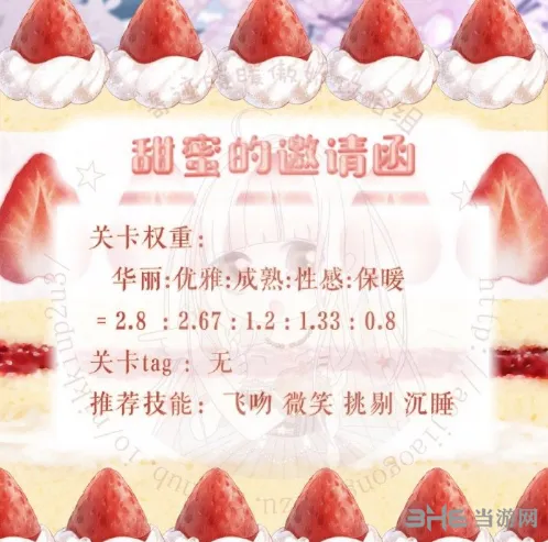 《奇迹暖暖》甜蜜的邀请函第一天梦幻甜点攻略流程