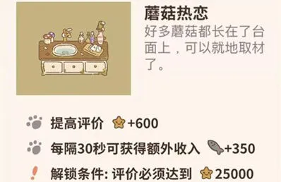 动物餐厅蘑菇热恋获取方法教程