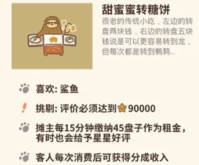 《动物餐厅》甜蜜蜜转糖饼解锁条件全解析