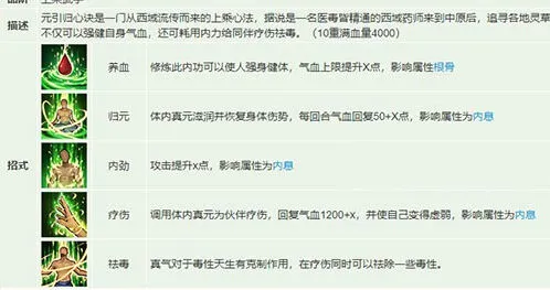 烟雨江湖柳如意内功搭配指南
