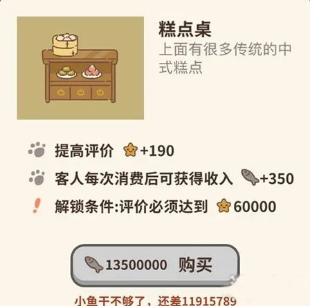 《动物餐厅》糕点桌设施作用详解