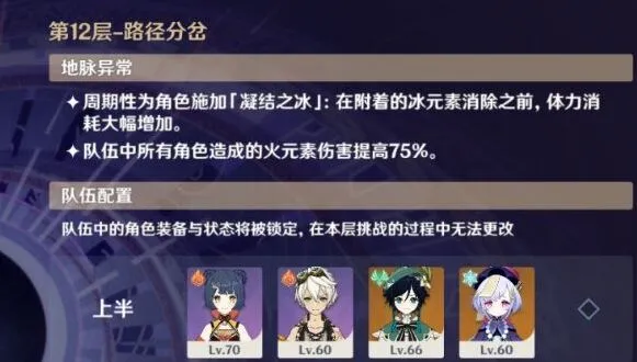 原神深渊12层攻略：零氪阵容推荐