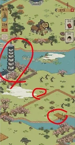 江南百景图又见桃花村钓鱼台在哪介绍