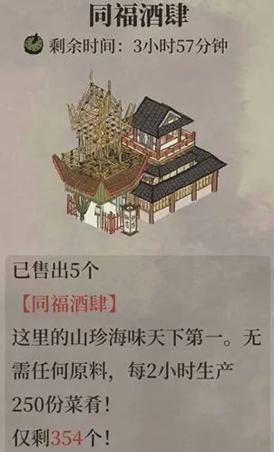 江南百景图同福酒肆获取攻略分享