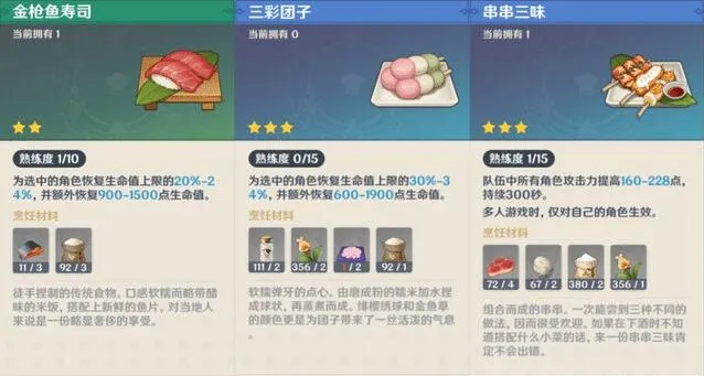 原神鸟蛋寿司食谱获得方法完整指南