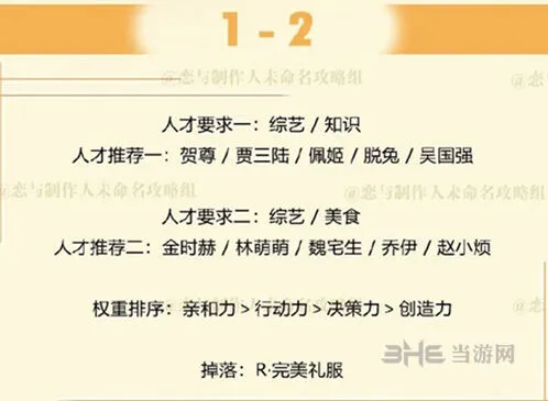 《恋与制作人》周棋洛拍摄副本第一章1-2流程