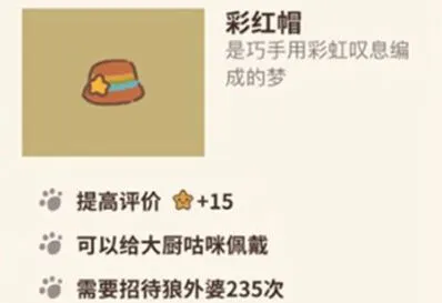《动物餐厅》彩虹帽获得方法详解