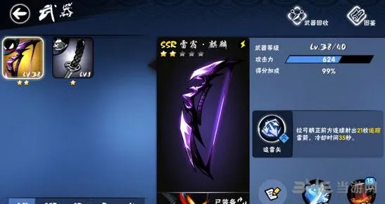 雷宿麒麟武器图鉴与技能效果详解