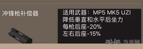 《荒野行动》冲锋枪补偿器实战效果 近战配件推荐