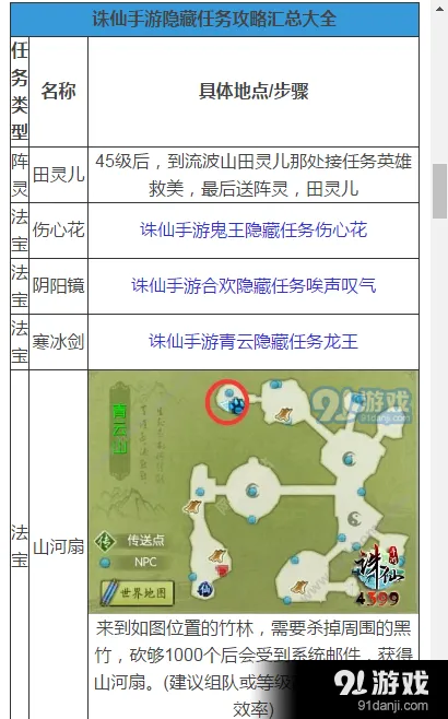 诛仙手游巧笑倩兮任务攻略