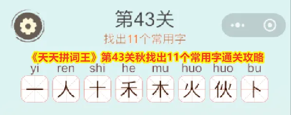 天天拼词王拼词