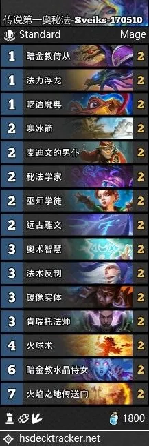 炉石传说岛猫卡组速递：传说第一卡组详解