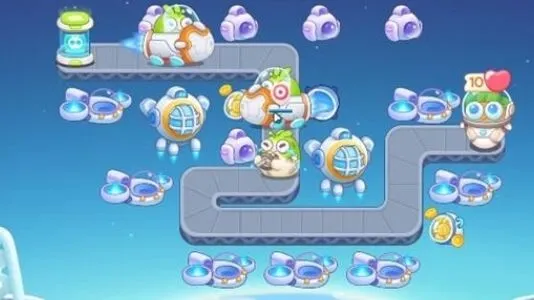 保卫萝卜太空穿越第五十七关攻略