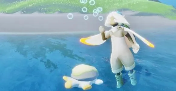 光遇海洋节放生海龟教程