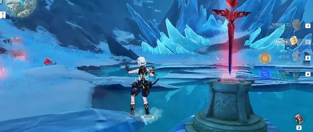 原神雪山挑战元素反应