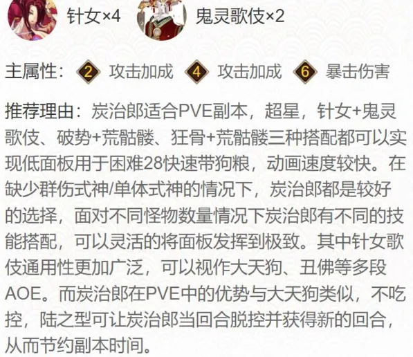 阴阳师灶门炭治郎御魂搭配技巧