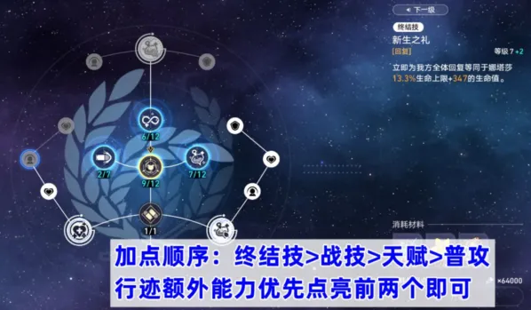 崩坏星穹铁道娜塔莎怎么加点好指南