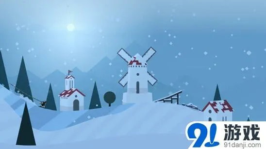 滑雪大冒险剪影