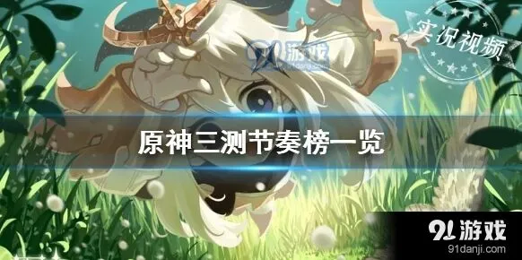 原神三测角色排行谁最强分享