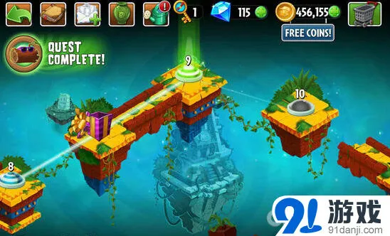 《植物大战僵尸2》失落之城第9关图文攻略