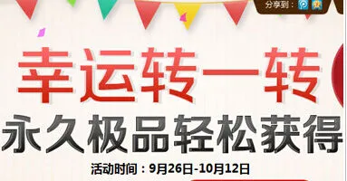 QQ飞车10月幸运转一转活动技巧